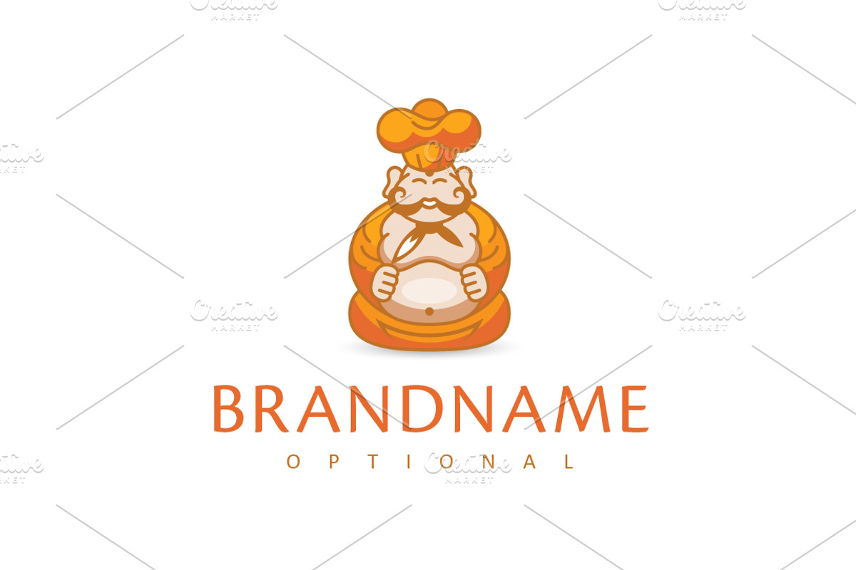 Chef Buddha Logo, a Branding & Logo Template by ARTE MIGUEL (Photo 1 of 3)