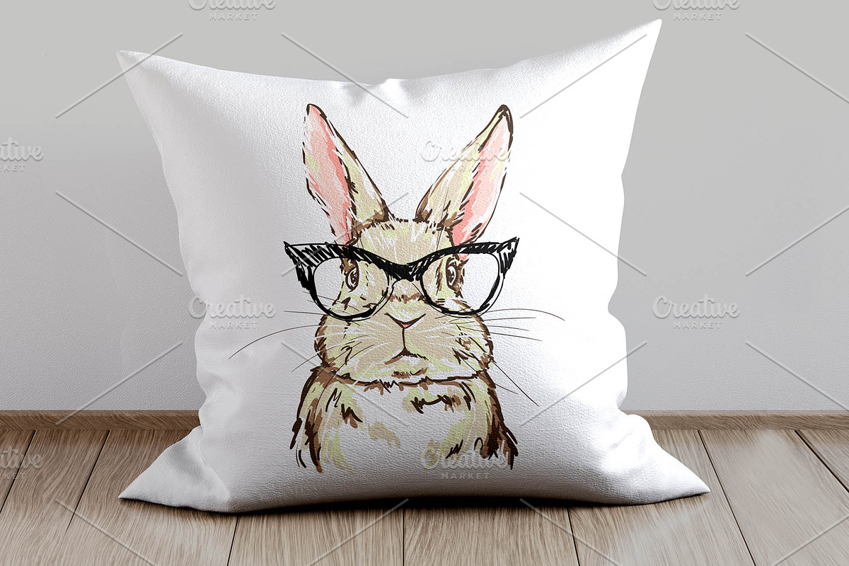 Hand Drawn Vector Bunny, an Animal Illustration by Sweet_print (Photo 3 of 4)