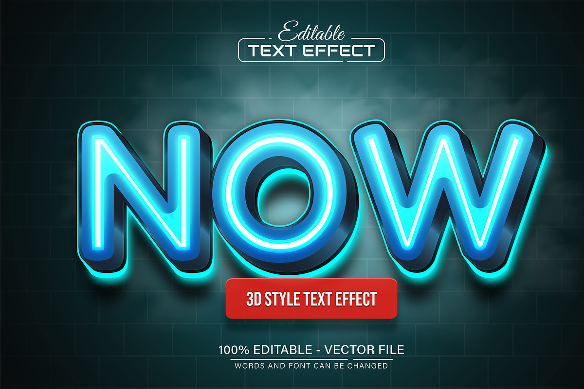 3D Text Effects Collection Vol 34, a Graphic by Aglonemadesign (Photo 5 of 9)
