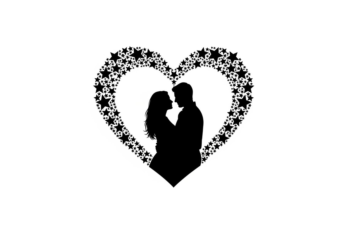 Couple Love Heart Silhouette Bundle, an Illustration by Amazin_art (Photo 16 of 51)