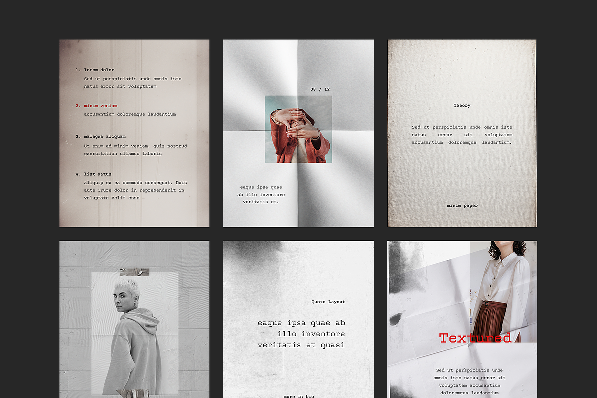 Modern Narrative Social Media Set, a Social Media Template by Filip Studio (Photo 1 of 6)
