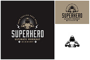 Super Hero gym workout crossfit logo, a Branding & Logo Template by Enola99d (Thumbnail 1 of 2)