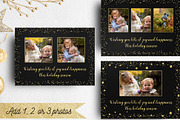 Christmas Card Template Photoshop, a Card Template by Nifty Template Studio (Thumbnail 7 of 13)