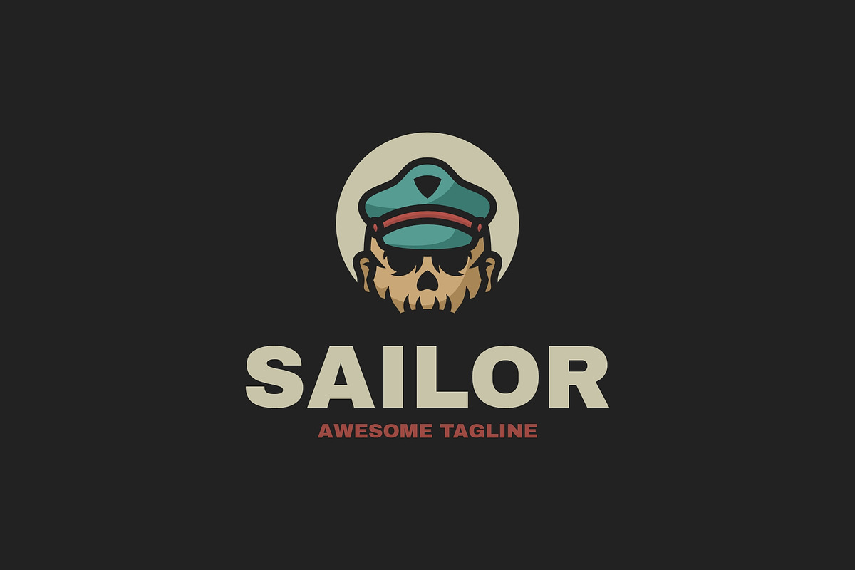 Sailor Mascot Cartoon Logo, a Branding & Logo Template by Artnivora.Std
