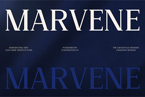 Marvene - Serif Font
