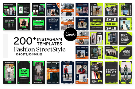 Fashion Street Instagram Templates