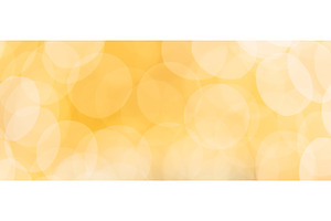 Abstract defocused yellow round