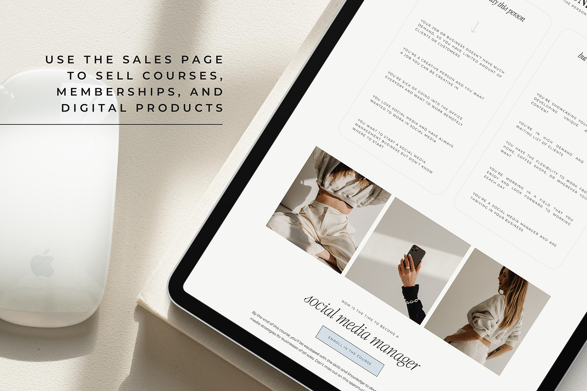 Sales Page Showit Add On Template, a Landing Page Template by Blush Created (Photo 5 of 10)