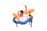 Rock concert posters, musicians set, a Person Illustration by PaperTrident (Thumbnail 4 of 9)