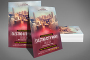 Electro City Nigh Flyer, a Flyer Template by Graphic Templates (Thumbnail 4 of 4)