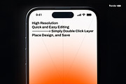 iPhone 15 Pro Mockup, an iPhone Mockup by Renderteam (Thumbnail 10 of 10)