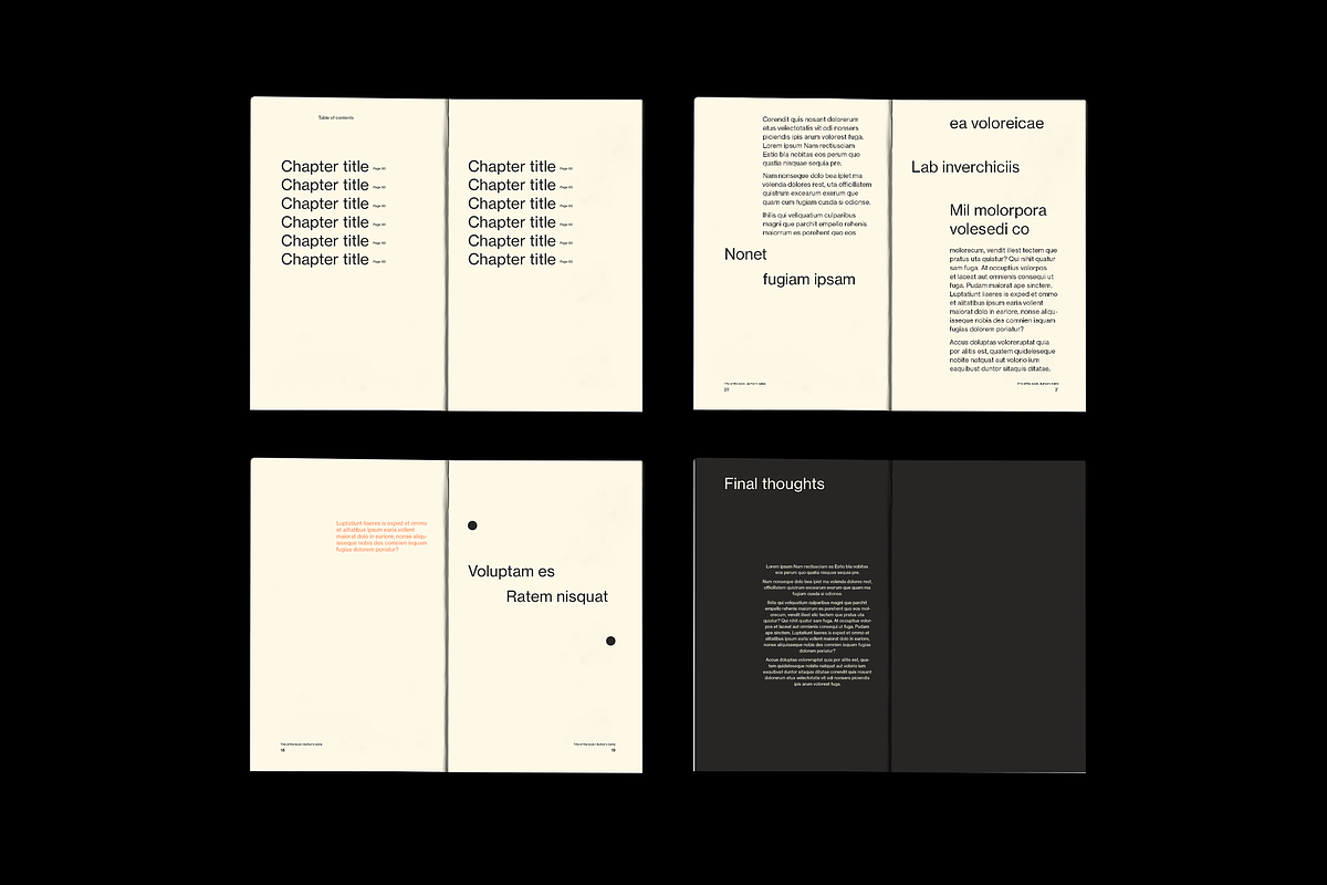 Line Art Poetry Book InDesign 5”x8, a Magazine Template by an-arketype studio. (Photo 5 of 5)