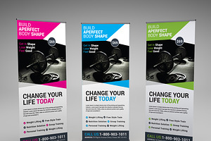 Corporate Roll Up X Banner, a Templates & Theme by Design'sTRIBE