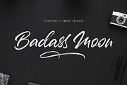 Badass Moon - SUMMER SALE - 70% OFF!, a Handwritten Font by StereoType (Thumbnail 1 of 10)