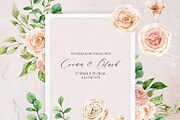 Cream & Blush - Watercolor Set, a Decorative Illustration by long summer (Thumbnail 8 of 11)