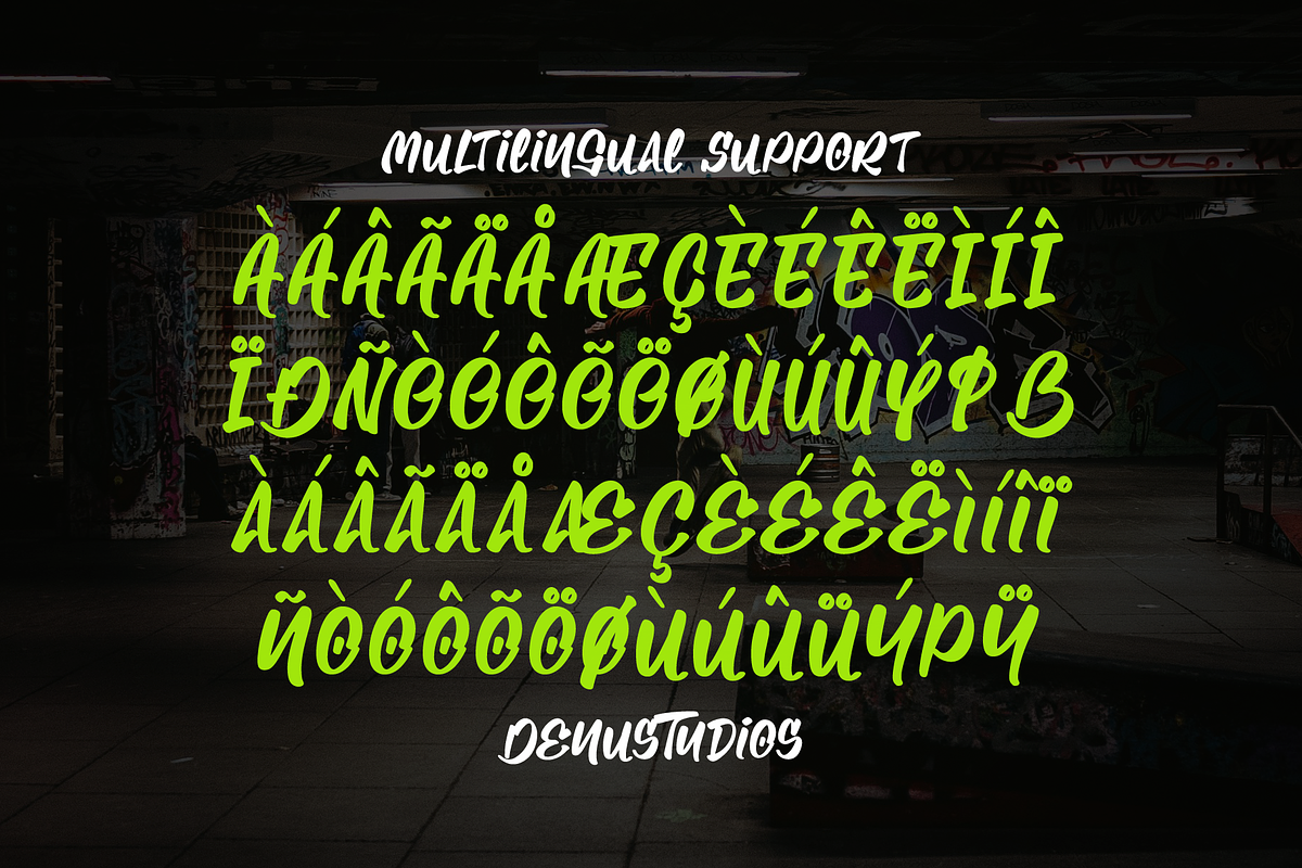 Chicano Style | Graffiti Font, a Handwritten Font by Denustudios (Photo 11 of 12)