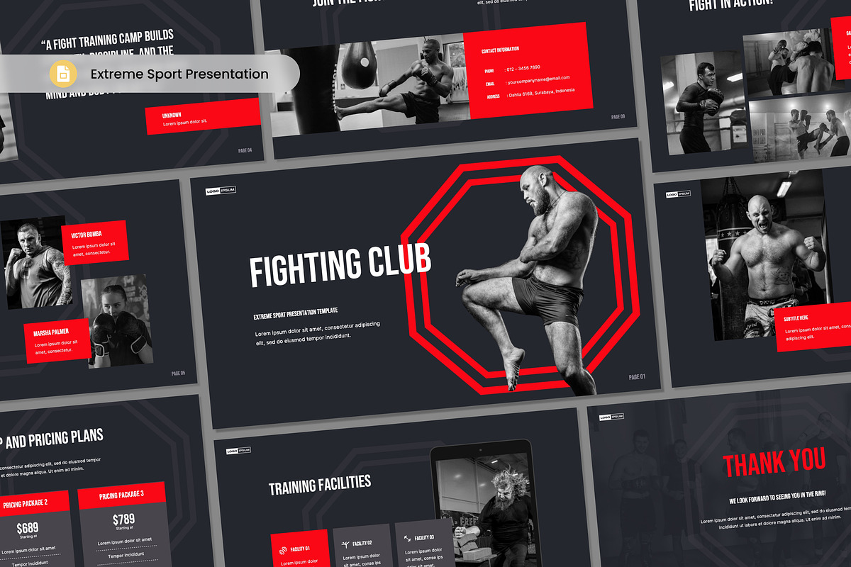 Extreme Sport Presentation Slides, a Presentation Template by Antstheme (Photo 1 of 2)