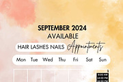 Instagram Story Calendar - SEPTEMBER, a Social Media Template by Cherry Paper Co (Thumbnail 1 of 2)