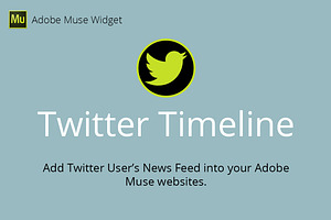 Twitter Timeline Adobe Muse Widget