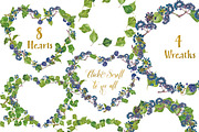 Ivy_Greenery_watercolor, an Illustration by watercolorwild.graphics (Thumbnail 6 of 7)