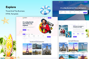 Travel & Trip Business HTML Template, a HTML Template by CodexCoder Themes