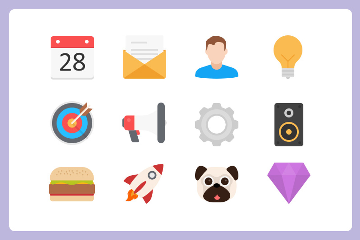 Filo: 450 Flat Vector Icons