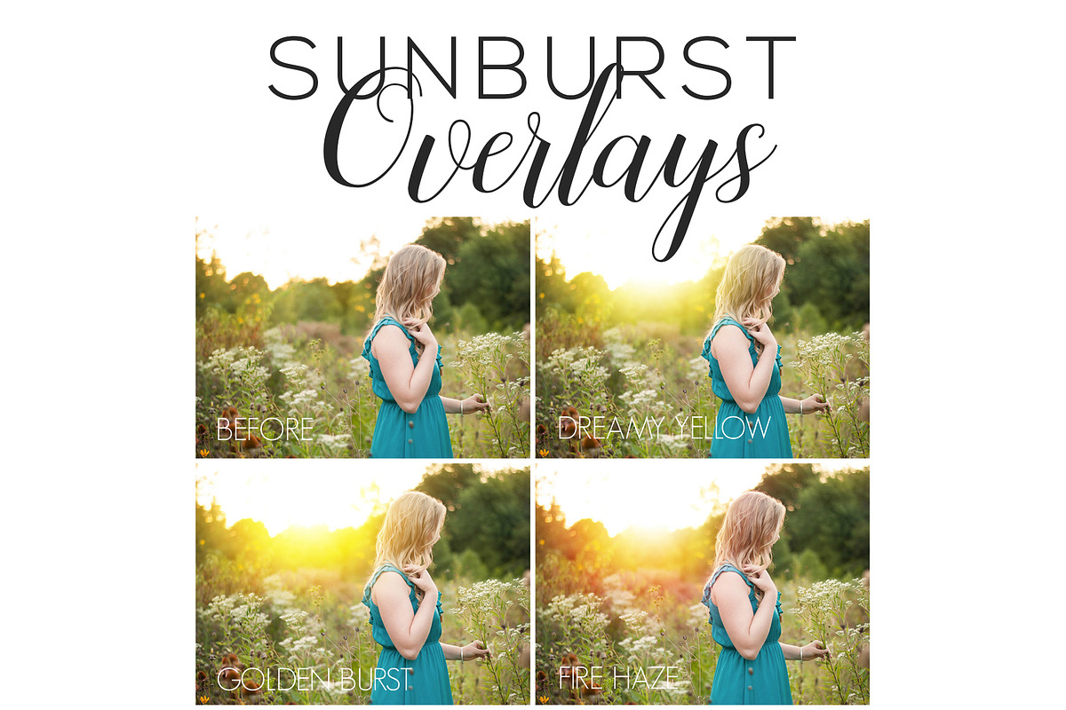 Sunburst Overlays, a Brushes & More by Glimmer