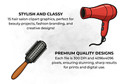 Hair Salon PNG Hairstylist Clipart, a Healthcare Illustration by QM_ART (Thumbnail 3 of 7)