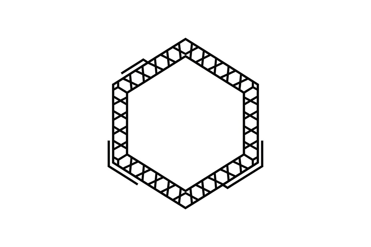 Polygon Frame & Label Bundle, an Illustration by Creativeshirt (Photo 16 of 51)