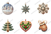 Christmas Laser Cut Ornaments Bundle, an Illustration by designcity5 (Thumbnail 2 of 5)