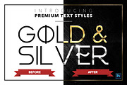 Gold & Silver #4 - 20 Text Styles, a Layer Style Add-On by Jonas Stensgaard (Thumbnail 22 of 23)
