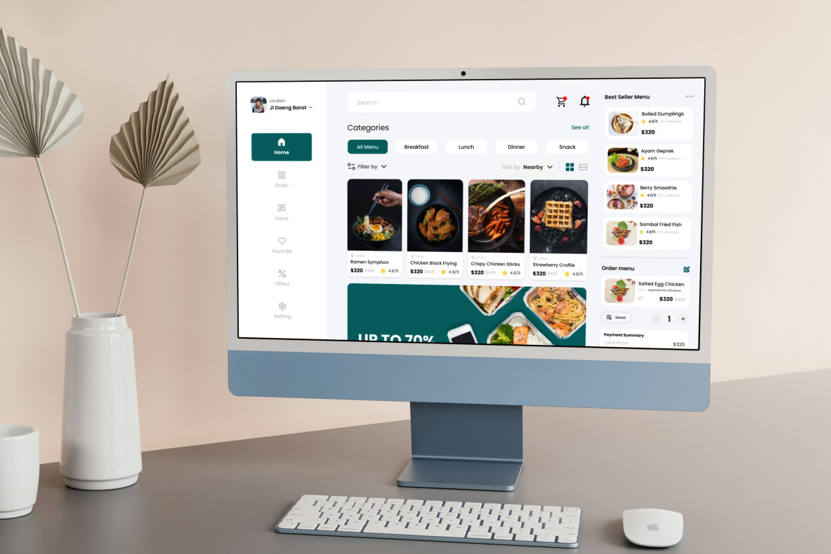 Foodies - Food Menu Dashboard V2, an UI Kit Template by twinstd