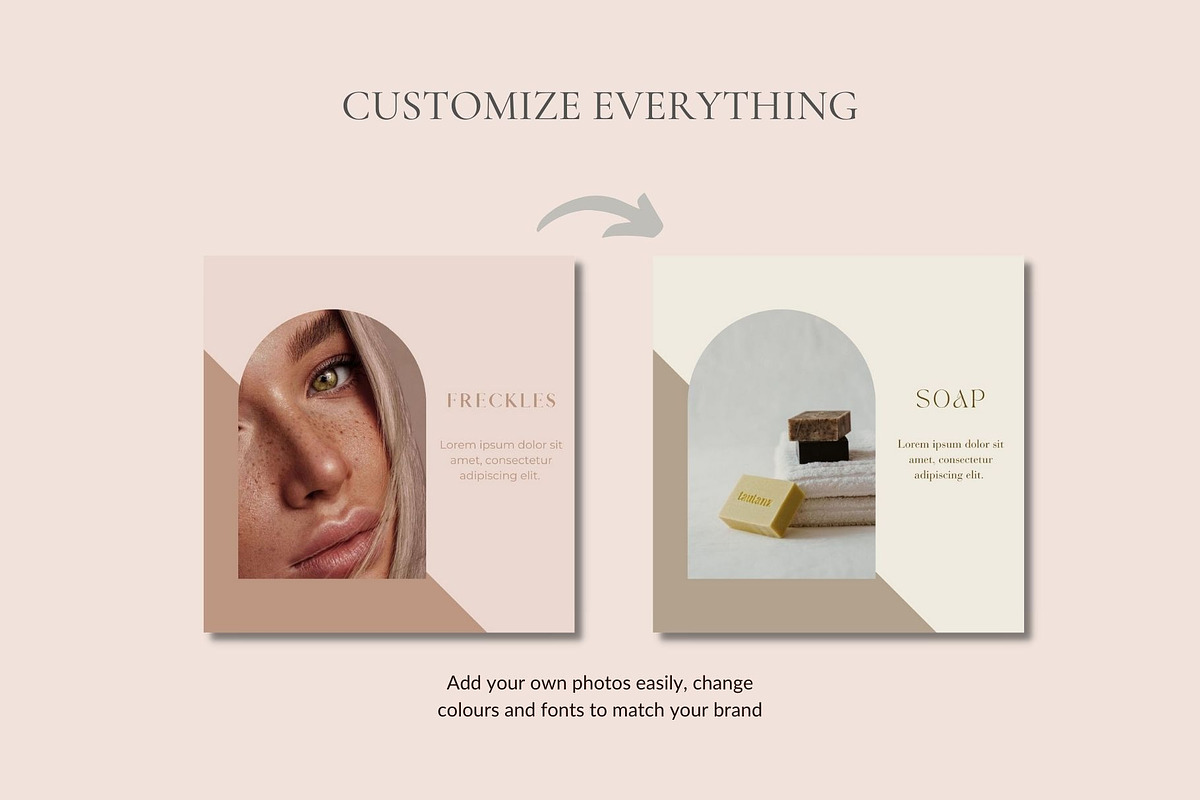 ROUGE - Beauty IG Templates Canva, a Social Media Template by Studio Suvelle (Photo 5 of 6)