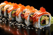 Sushi Art - 40 images, a Food Illustration by Handmadefont (Thumbnail 8 of 12)