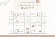 Virtual assistant Canva templates, a Social Media Template by Cate Creates (Thumbnail 5 of 12)