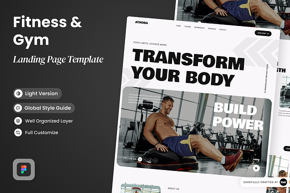 Athora- Fitness & Gym Landing Page preview 5
