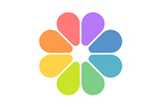 Flower petal circle diagram, an Object Graphic by Elena Pimukova (Thumbnail 5 of 9)