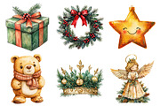 Watercolor Cute Warm Christmas Clipa, an Illustration by Daily.Designs (Thumbnail 4 of 5)