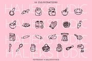 Cute Bakery SVG Illustrations, a Food Illustration by HalieKStudio (Thumbnail 3 of 9)