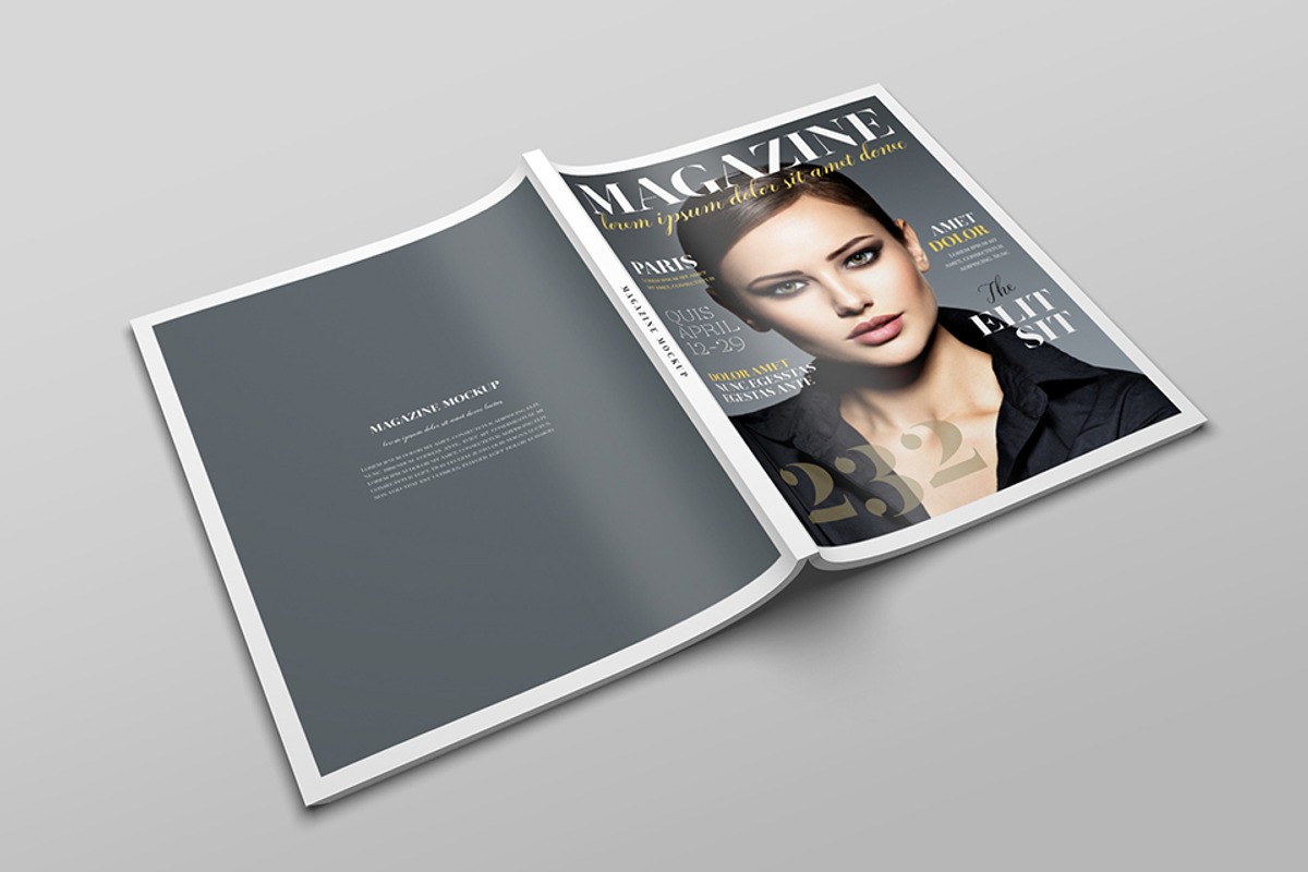 US Letter Magazine Mockup, a Print Template by Petr Stránský (Photo 5 of 15)