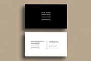 Black And White Business Card, a Card Template by MightyDesign (Thumbnail 3 of 6)