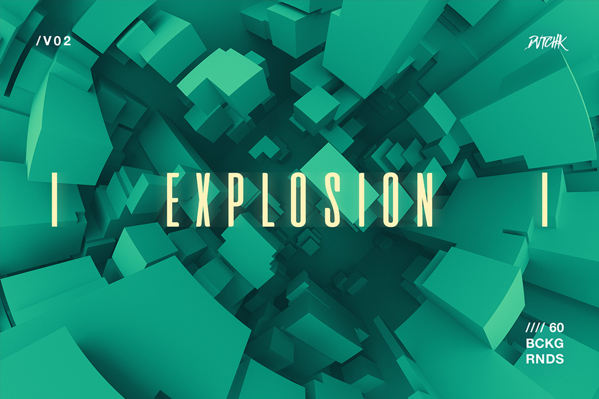 Explosion | 3D Backgrounds V02, a Background Graphic by dvtchk (Photo 8 of 8)