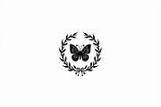 Rose Butterfly Wreath Silhouette —, an Illustration by Amazin_art (Thumbnail 9 of 25)