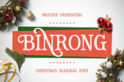 Binrong Font, a Script Font by Runsell Studio (Thumbnail 1 of 5)