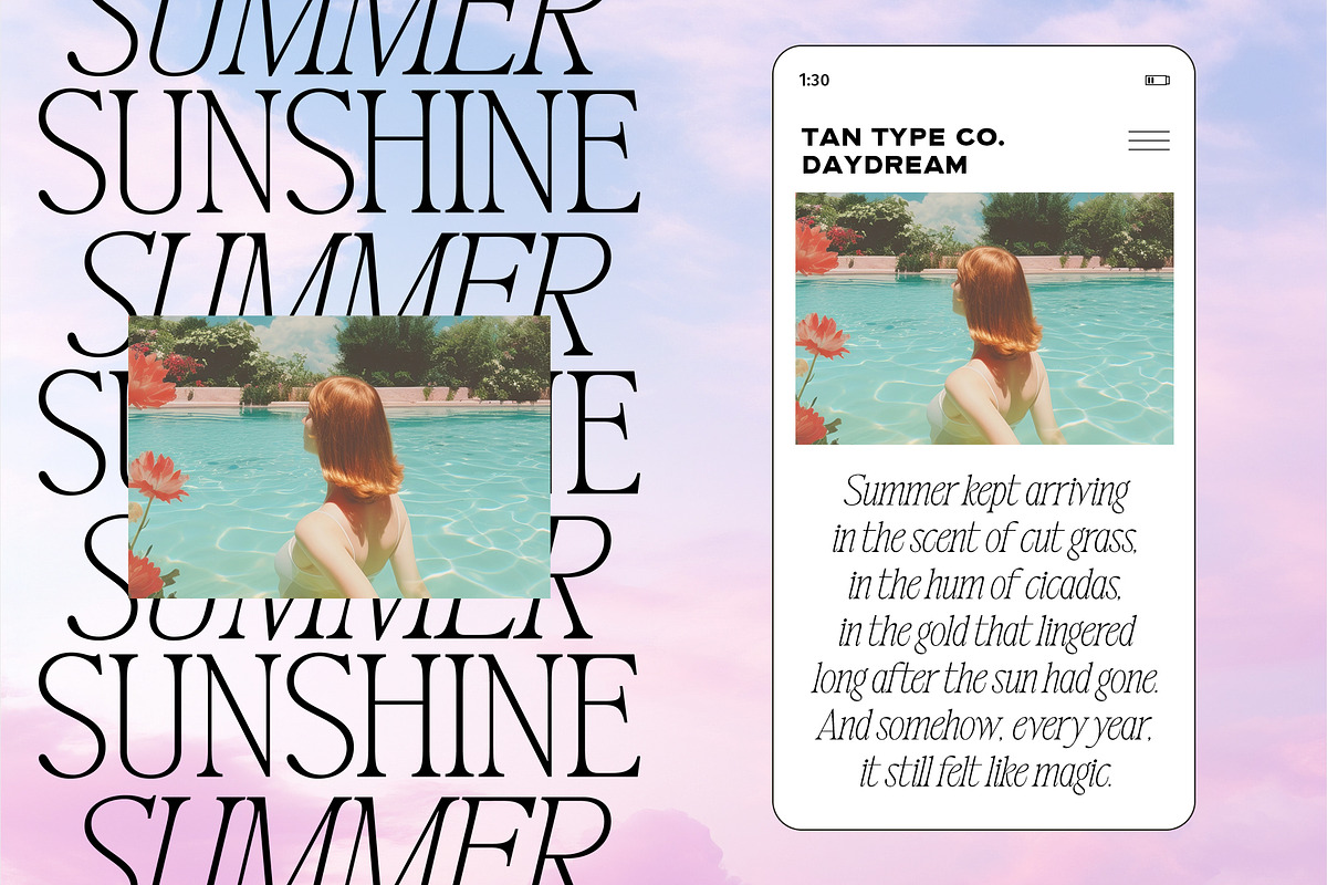 TAN-MIDSUMMER- DUO FONT, a Serif Font by TanType (Photo 10 of 10)