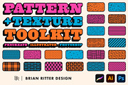 Pattern + Texture Toolkit, a Brush Add-On by Brian Ritter Design (Thumbnail 1 of 8)