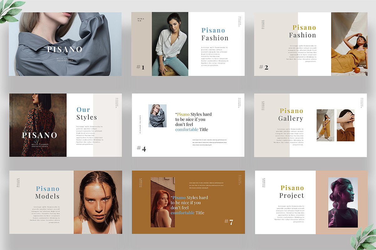 Pisano Minimal Google Slides, a Presentation Template by Infinity Vector Studio (Photo 3 of 4)