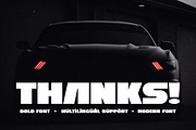 Xovast - Bold Sports Car Font, a Sans Serif Font by Iqsiart Studio (Thumbnail 14 of 14)