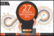 Business Infographic Sets Vol - 7, a Finance Illustration by Allies Interactive (Thumbnail 1 of 4)