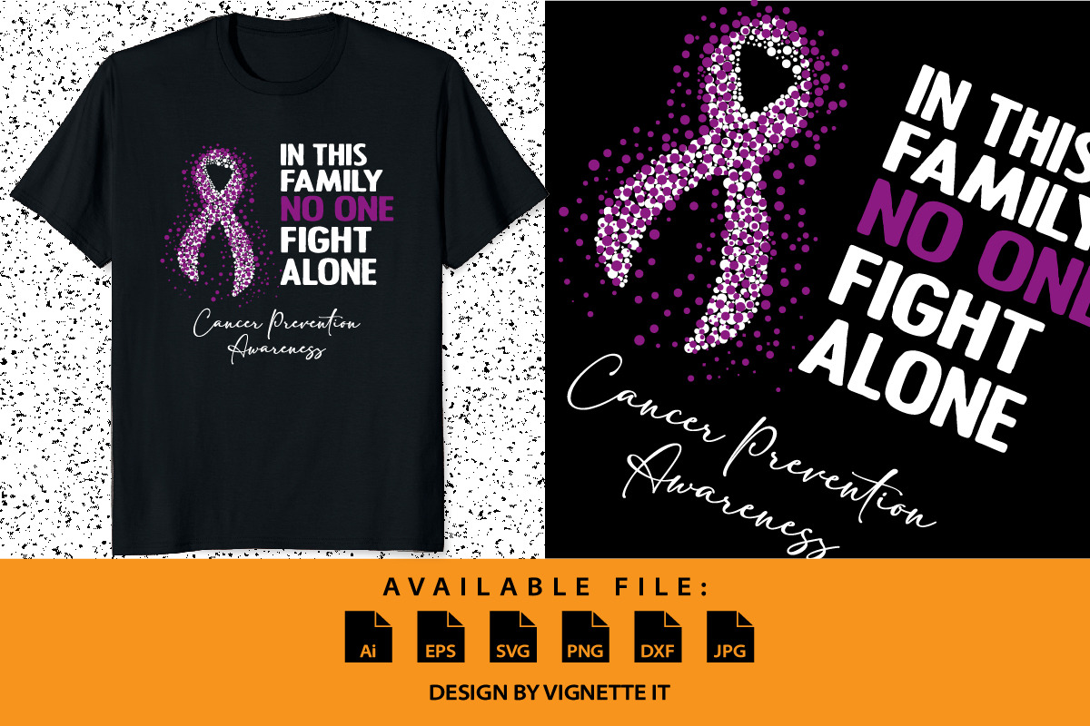 Cancer prevention awareness shirt, a Healthcare Illustration by Vignette.IT (Photo 1 of 2)